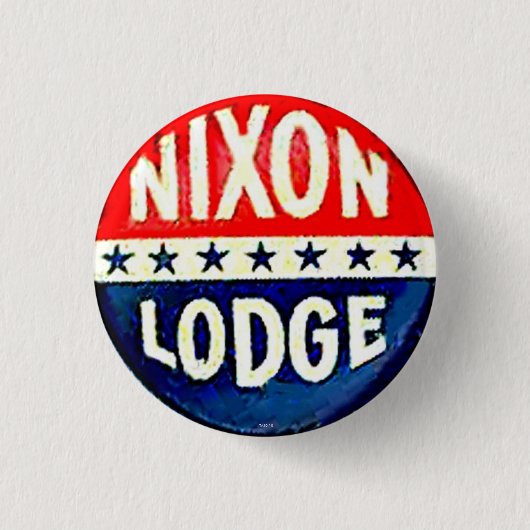 Badge Rond 2,50 Cm Nixon-Loge (Devant)