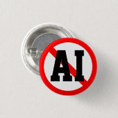 Badge Rond 2,50 Cm No AI (Devant & derrière)