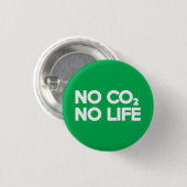 BADGE ROND 2,50 CM NO CO2 PAS DE VIE (Devant & derrière)