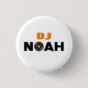 Badge Rond 2,50 Cm Noah DJ