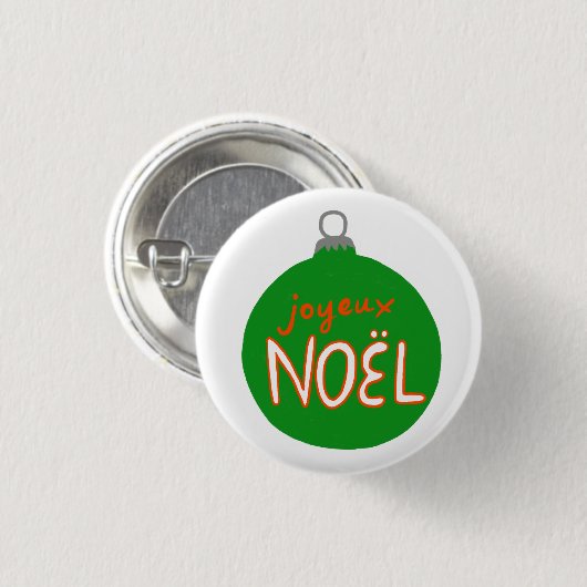 Badge Rond 2,50 Cm Noël Noël Noël Noël Noël Noël Noël Noël Noël (Devant & derrière)
