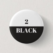 Badge Rond 2,50 Cm Noir 2 (Devant)