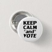 Badge Rond 2,50 Cm noir, blanc - (Devant & derrière)