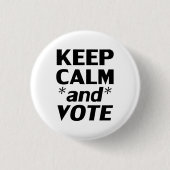 Badge Rond 2,50 Cm noir, blanc - (Devant)