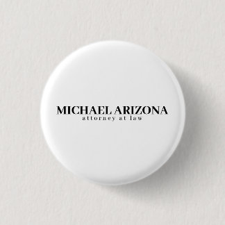 Badge Rond 2,50 Cm Noir & Blanc Minimaliste Simple Plaque