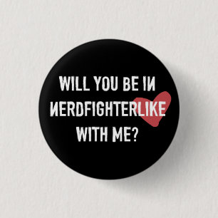 Badge Rond 2,50 Cm Noir de bouton de Nerdfighterlike