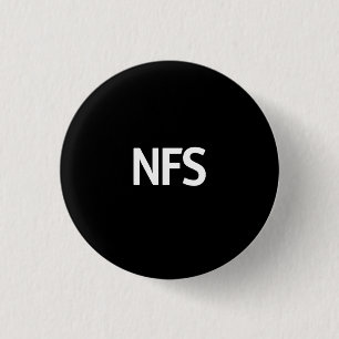 Badge Rond 2,50 Cm Noir NFS