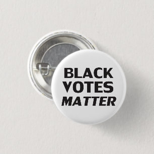 Badge Rond 2,50 Cm noir vote matière - bouton