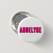 Badge Rond 2,50 Cm Nom Angelyne (Devant & derrière)