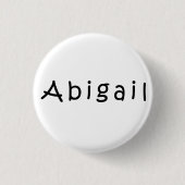 Badge Rond 2,50 Cm Nom d'abigail (Devant)