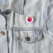 Badge Rond 2,50 Cm Nom de la fille rose jote Ladybug (En situation)