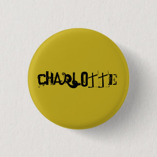 Badge Rond 2,50 Cm Nom f génial de caractère de noir d'orphelin de