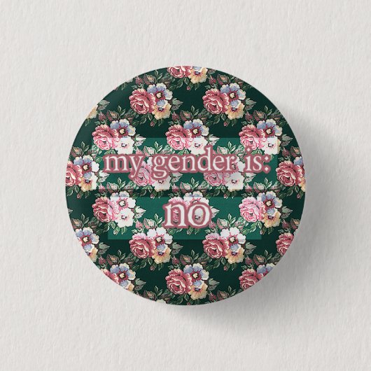 Badge Rond 2,50 Cm non (Devant)
