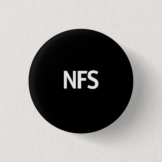 Badge Rond 2,50 Cm Non à vendre (Devant)