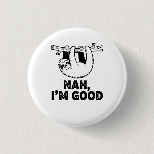 Badge Rond 2,50 Cm Non, ça va (Devant)