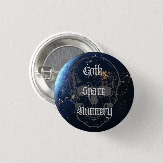 Badge Rond 2,50 Cm Nonce spatiale Goth - Gideon IX (Devant & derrière)