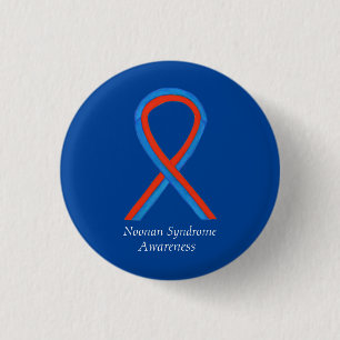 Badge Rond 2,50 Cm Noonan Syndrome Sensibilisation Ruban Bouton Pins