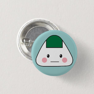 Badge Rond 2,50 Cm Nori japonais d'algue de boule de riz d'omusubi