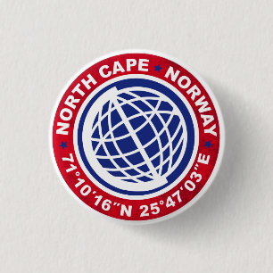 BADGE ROND 2,50 CM NORTH CHÂTRE SPECIAL NORWAY