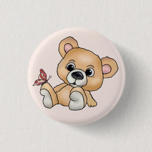 Badge Rond 2,50 Cm Nounours