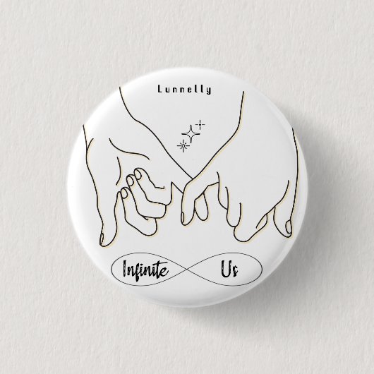 Badge Rond 2,50 Cm Nous infinies (Devant)