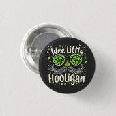Badge Rond 2,50 Cm Nous Petit Hooligan (Devant & derrière)