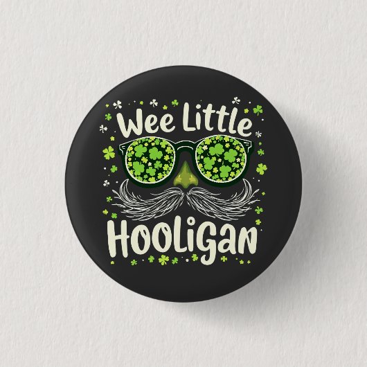 Badge Rond 2,50 Cm Nous Petit Hooligan (Devant)