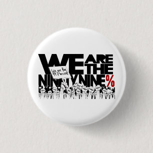 Badge Rond 2,50 Cm Nous sommes les 99% - occupez Wall Street
