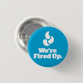 Badge Rond 2,50 Cm Nous sommes mis le feu. - Bouton rond (Devant & derrière)