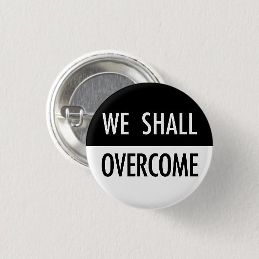 Badge Rond 2,50 Cm Nous surmonterons (Devant & derrière)