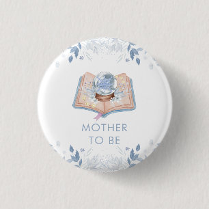 Badge Rond 2,50 Cm Nouveau chapitre Baby Shower Maman à Venir