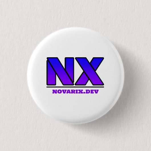 Badge Rond 2,50 Cm Novarix (Devant)