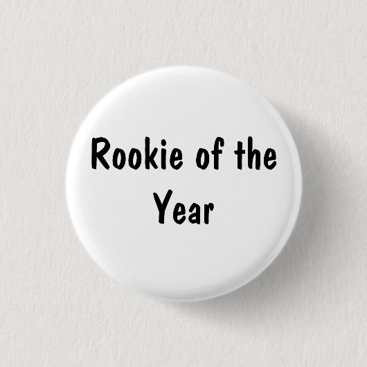 Badge Rond 2,50 Cm Novice de l'année (Devant)