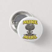Badge Rond 2,50 Cm Nuke Mars (Devant & derrière)