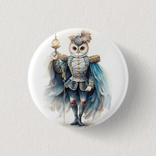 Badge Rond 2,50 Cm Nutcracker Ballet, Drosselmeyer Owl (Devant)