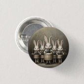 Badge Rond 2,50 Cm Nutcracker Ballet Fashion-Hare Drummers (Devant & derrière)