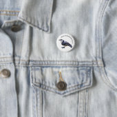Badge Rond 2,50 Cm Nuthatch à poitrine blanche (En situation)