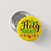 Badge Rond 2,50 Cm O Holy Night (Devant & derrière)