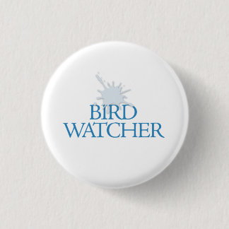 Badge Rond 2,50 Cm Observateur d'oiseaux