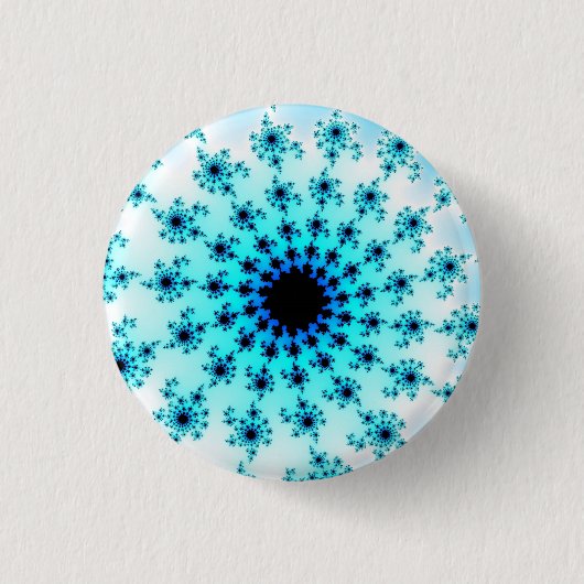 Badge Rond 2,50 Cm Oeil bleu clair (Devant)