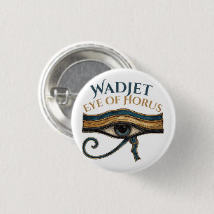 Badge Rond 2,50 Cm Œil d'Horus