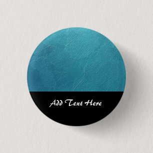 Badge Rond 2,50 Cm Œuvre d'art abstrait Blue Ice