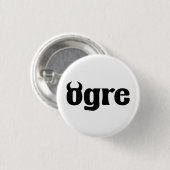 Badge Rond 2,50 Cm Ogre (Devant & derrière)