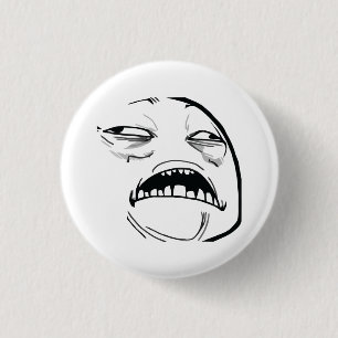Badge Rond 2,50 Cm Oh Jésus doux qui est bon visage Meme de rage