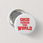 BADGE ROND 2,50 CM OHIO CONTRE LE MONDE (Devant & derrière)