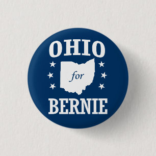 BADGE ROND 2,50 CM OHIO POUR BERNIE SANDERS