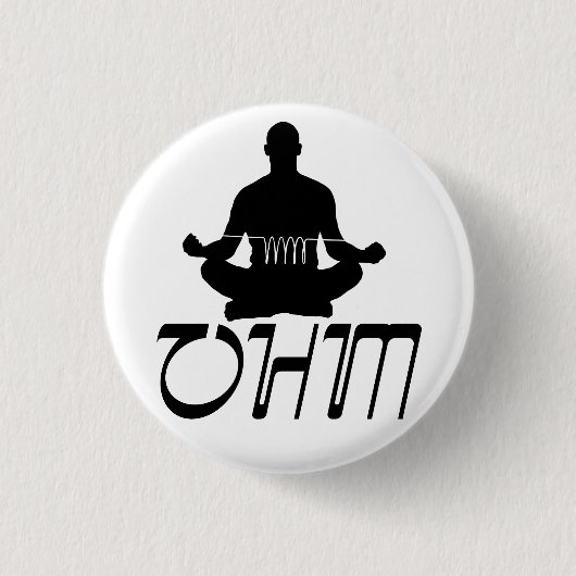 BADGE ROND 2,50 CM OHM (Devant)