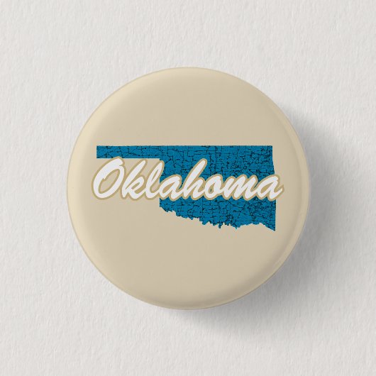 Badge Rond 2,50 Cm Oklahoma (Devant)