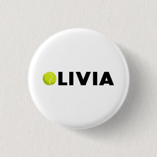 Badge Rond 2,50 Cm Olivia Tennis