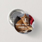 Badge Rond 2,50 Cm Oncle fier (Devant & derrière)